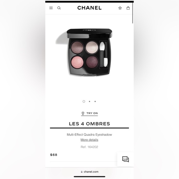 CHANEL Other - CHANEL Les 4 Ombres multi-effect Quadra eyeshadow shade 202 Tisse camelia NIB